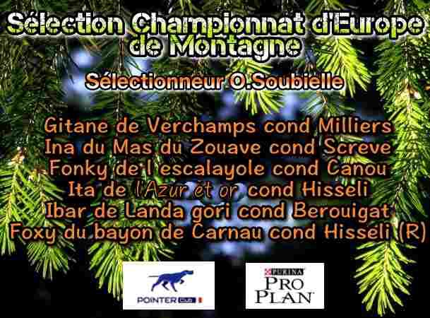 Des Sommets Alpins - SÉLECTION  championnat EUROPE montagne 2016 