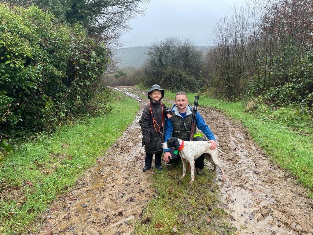 Des Sommets Alpins - Moment de chasse en famille 